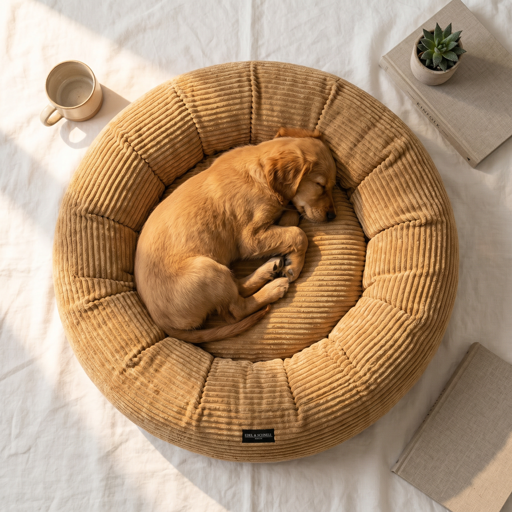 Orthopädisches Hundebett | Rund & Anpassbar